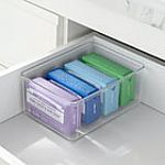 4-Pack The Home Edit Clear Storage Bin Inserts, Large $6.47 and more