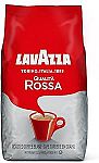 2.2-Lbs Lavazza Qualita Rossa Italian Espresso Whole Bean Coffee $13.15