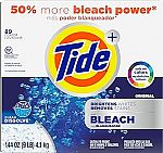 144-Oz Tide Plus Bleach Powder Laundry Detergent, Original + $18 Amazon Credit $22