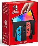Nintendo Switch OLED Model w/ Neon Red & Neon Blue Joy-Con $309.99
