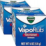 2 Pack Of Vicks VapoRub Ointment $8.57