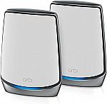 NETGEAR Orbi Whole Home Tri-band Mesh WiFi 6 System (RBK852) – Router with 1 Satellite Extender $270