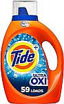 84-Oz Tide Downy Laundry Detergent HE Liquid Soap + $2.20 Credit $9