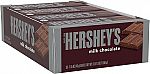 36 Count HERSHEY'S Milk Chocolate Candy Bars 1.55 oz $15.96
