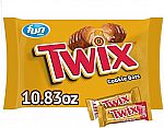 10.83 Oz TWIX Caramel Cookie Chocolate Candy Bars $3
