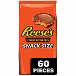 33-Oz (60 Pieces) REESE'S Milk Chocolate Peanut Butter Cups $6.80 and more