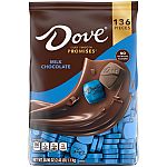 136-Count DOVE Promises Milk Chocolate Candy Bag $14.42 and more