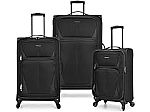 3-pc U.S. Traveler Aviron Bay Expandable Softside Spinner Wheels Luggage Set $49.99