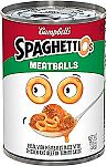SpaghettiOs Canned Pasta with Meatballs, 15.6 oz Can $0.93