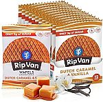12-Count Rip Van WAFELS Dutch Caramel & Vanilla Stroopwafels $10.49