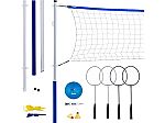 Franklin Sports Volleyball + Badminton Set $13