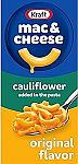 5.5 oz Kraft Original Macaroni & Cheese Dinner with Cauliflower $0.94