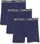 3-Count Nautica Men's Bamboo Rayon Spandex Boxer Brief from $11.50