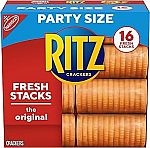 23.7-Ounce 16-Sleeves Ritz Crackers Flavor Party Size Box $3.57