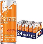 24-Count 8.4-Oz Red Bull Blue Edition Energy Drinks (Strawberry Apricot) $23.05