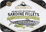 12-pack Brunswick Sardines in Olive Oil, 3.75 oz Can $11.89