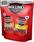 9 Count Jack Link's Bacon Jerky 1.25-Oz Variety Pack $8.86 and more