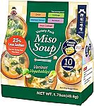10 Servings Miko Brand Freeze Dried Various Vegetables Miso Soup $6.63
