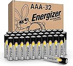 32-Ct Energizer Alkaline Power AAA Batteries $11