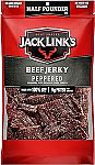 Jack Link's Beef Jerky, Peppered, 1/2 Pounder Bag $6.23