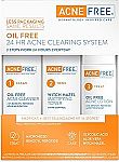 Acne Free 3 Step 24 Hour Acne Treatment Kit $10.38