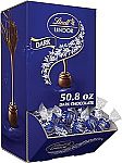 120-Ct Lindt LINDOR Dark Chocolate Candy Truffles 50.8 oz. $28.15 and more