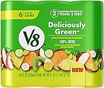 6-Pack 8-Oz V8 Deliciously Green 100% Fruit and Vegetable Juice $3.78
