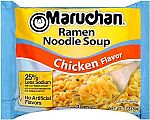 24-Pack 3-Oz Maruchan Ramen (Less Sodium Chicken) $6.96