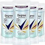 4-Count Degree Advanced MotionSense Antiperspirant Deodorant 2.6 oz $10.96