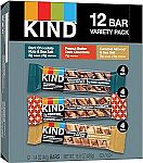 12-Count 1.4-Oz KIND Nut Bars Variety Pack $8.68 and more