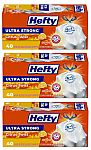 40-Ct 13-Gal Hefty Ultra Strong Tall Kitchen Trash Bags + $10 Amazon Credit 3 for $23.05