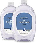 2-pack 50 fl oz Amazon Basics Clear Liquid Hand Soap Refill $6.16