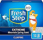 14 lbs Fresh Step Clumping Cat Litter Extreme Odor Control $5