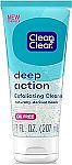 7 Oz Clean & Clear Oil-Free Deep Action Facial Cleanser $5