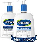 2-Ct 16 Oz Cetaphil Sensitive Skin Face Wash $15