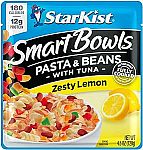 12-Pack 4.5-Oz StarKist Smart Bowls Pasta & Beans w/ Tuna (Zesty Lemon) $11.40