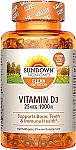 400 Ct Sundown Vitamin D3 1000 IU, Softgels $4.95