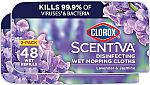 48 ct Clorox Scentiva Disinfecting Wet Mop Pad $7.78