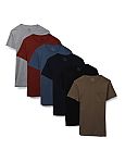 6-Pack Fruit of the Loom Men's Short Sleeve Pocket T-Shirt (Assorted) $17.20