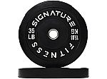 Signature Fitness 2" Olympic Bumper Plate Weight 35lb Pair $40