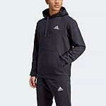 adidas Men's Essentials Fleece Hoodie (Black) $18