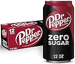 12-pack DR PEPPER ZERO SUGAR, 12 fl oz $4.30