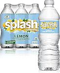 6 Count Splash Refresher Lemon Flavored Water 16.9 fl oz $1.86