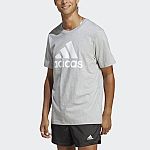 adidas men Essentials Single Jersey Big Logo Tee $8.60 and more