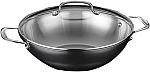 Cuisinart 12“ Stainless Steel Stir Fry & Wok Pan with Cover $19