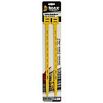 2-Pack 14" Duck Max Strength Yellow Reusable Tie Straps $1