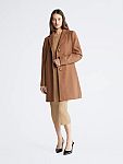 Calvin Klein Notch Collar Single Breasted Overcoat (XL, XXL) $39.99 and more