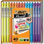 40-Count 0.7mm BIC Xtra Smooth Mechanical Classic #2 Pencil $6.29