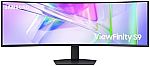 Samsung 49" Business Curved Ultrawide Dual QHD Monitor LS49C954UANXZA $599.99