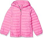 Amazon Essentials Girls Lightweight Water-Resistant Packable Hooded Puffer Jacket $7.70